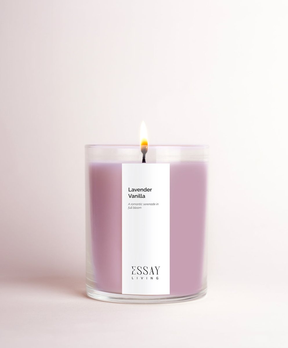 perfume candles - Lavender + Vanilla